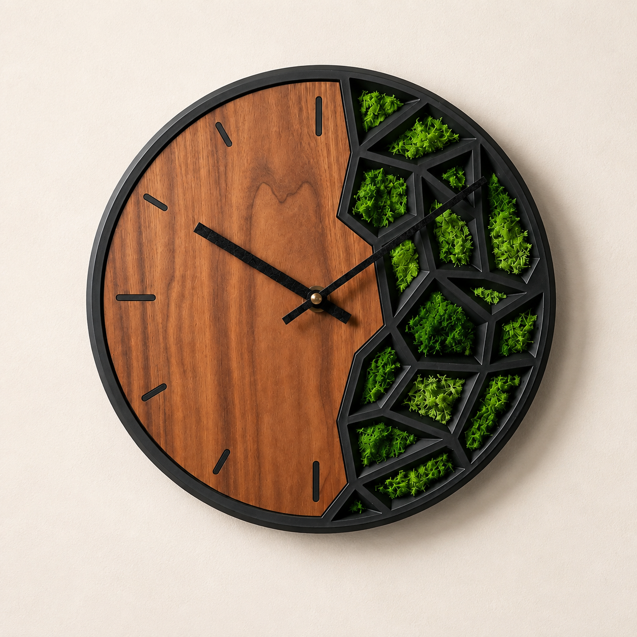 Voronoi Style Clock